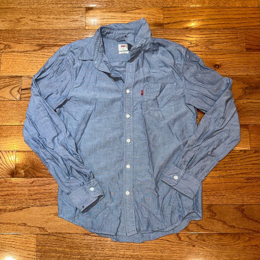 Levi's Blue Casual Button Down Shirt
